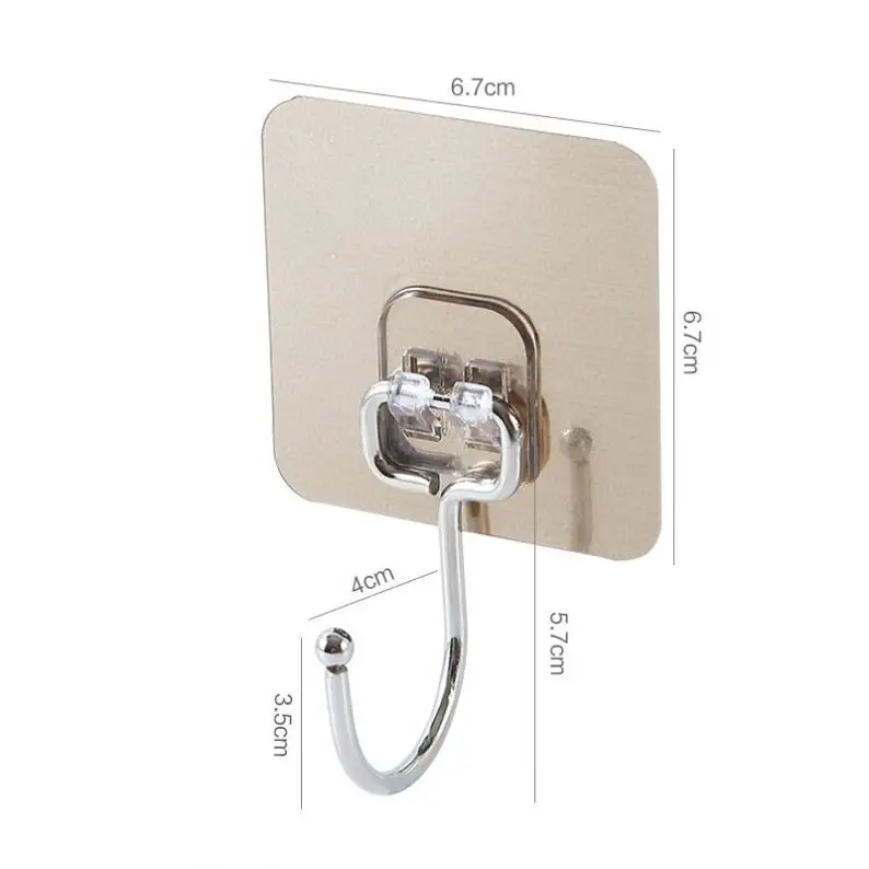 WG61 Plastic/Stainless steel/Aluminium/Wood/Adhesive/Suction/Door Hanger Bathroom Kitchen Door Hangers Hooks Clothes Hook