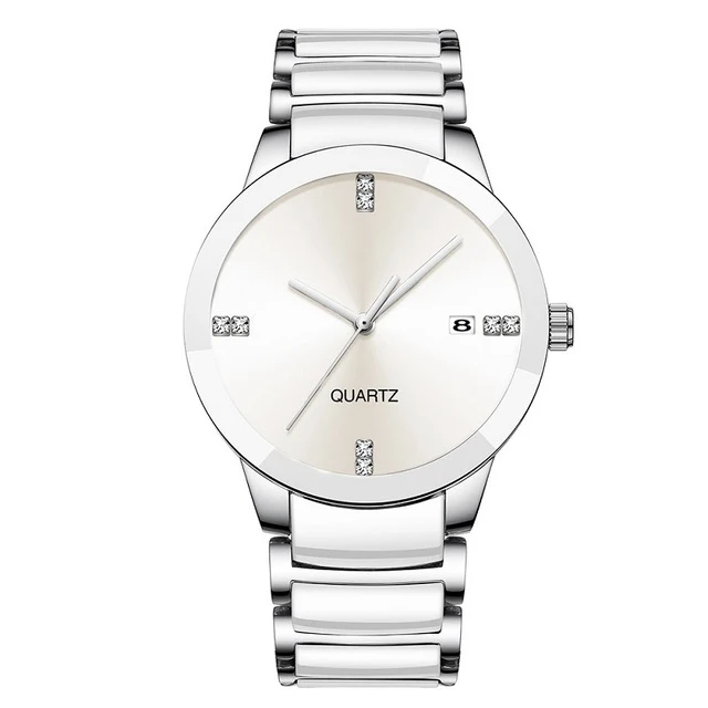 ceramic luxury  couple watch waterproof quartz oem brand hands wristwatches custom logo wrist mens watches in wristwatches