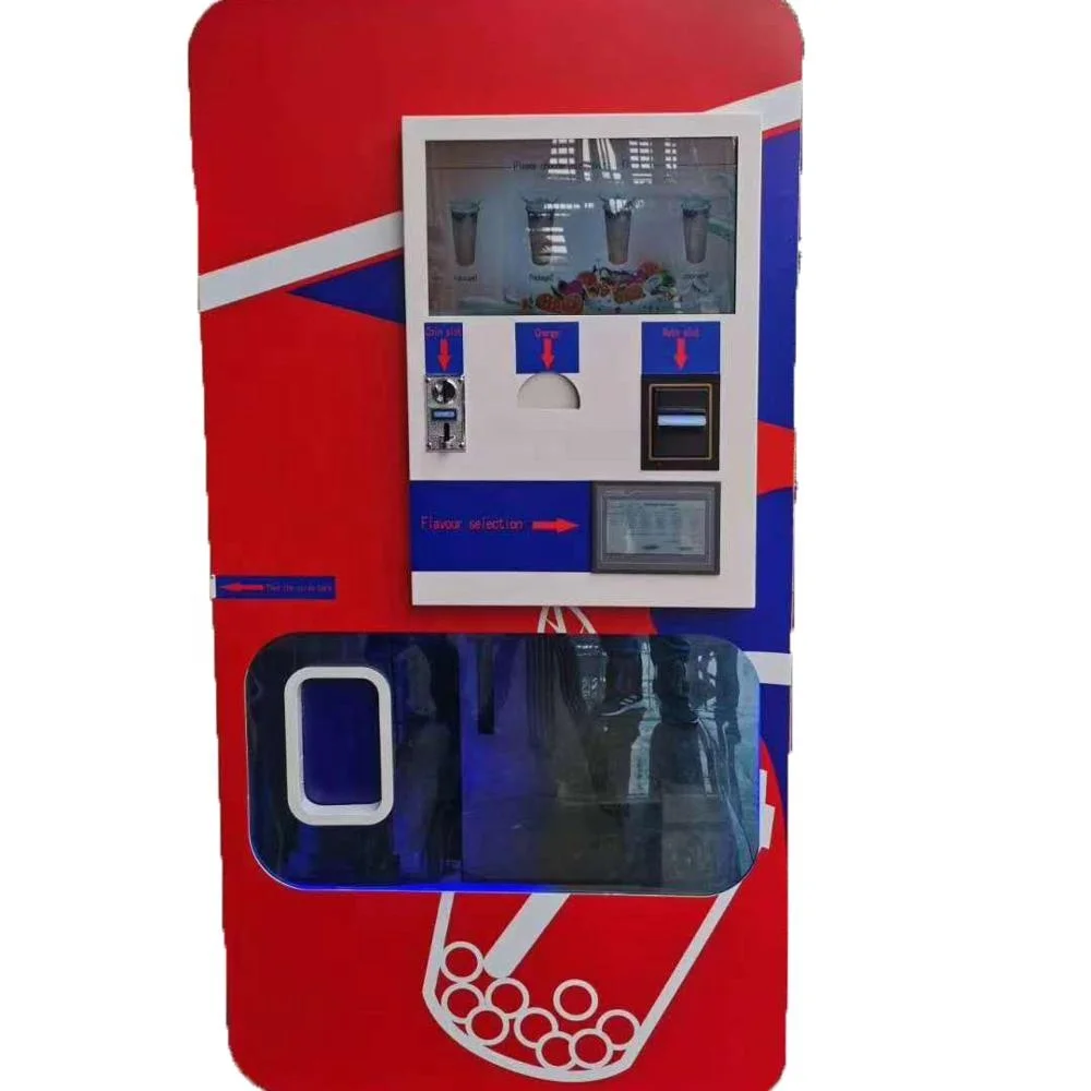 High Quality Automatic Coin Operated Tea Time Coffee Milk Tea Vending Machine