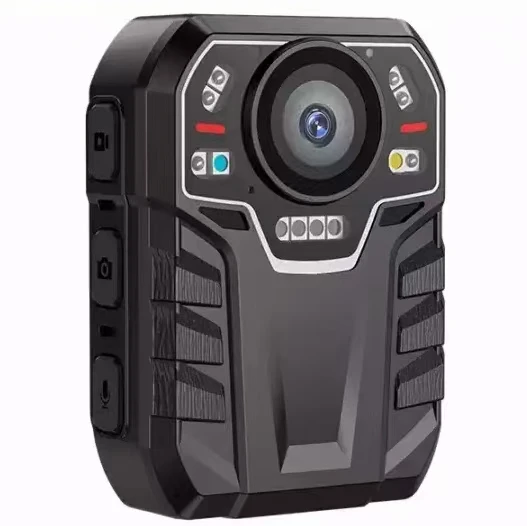 2024 Latest Body Worn Camera With Warning Light Function Full HD 1080P Night Vision 13H Long Time Video Body Chest Camera