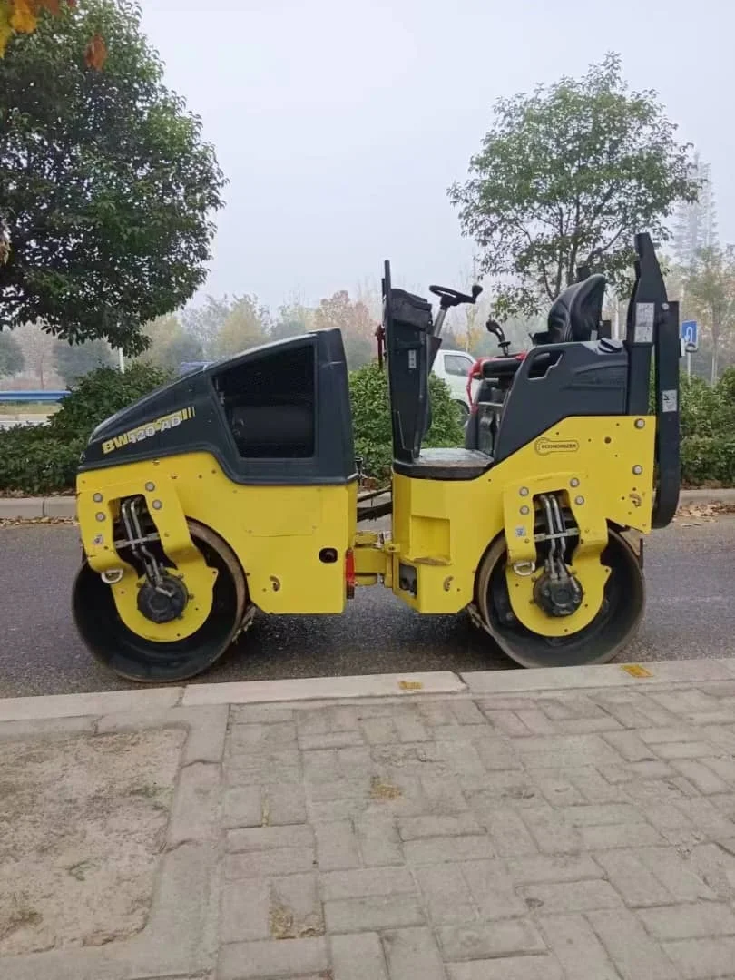 2024 новый дорожный мини-Каток BOMAG BW120AD высокого качества 5 тонн 22 9 кВт двигатель Kubota двухбарабанный тандемный ролик