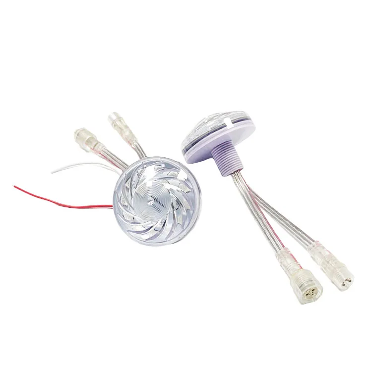 e14 24V flat 60mm 16 Pixel Programmable Carnival LED Light For Amusement park light Funfair Fairground Rides Lighting