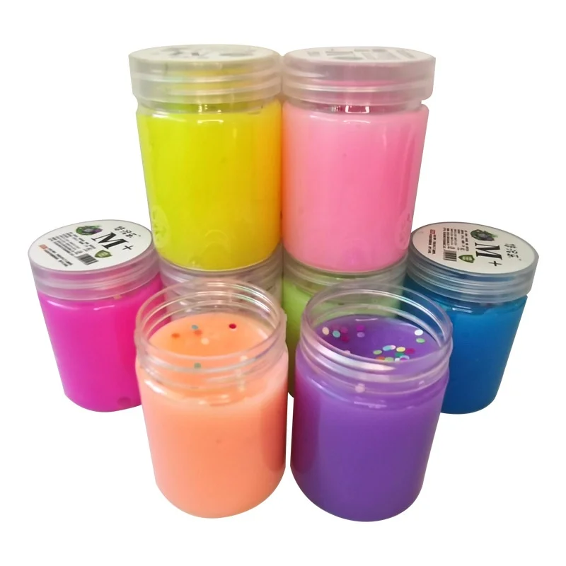 Factory Direct Hot Sale 140g Soft Dough Play silver clay Cups Safe Clean slime para ninos Kid-Friendly Educational Polymer Clay