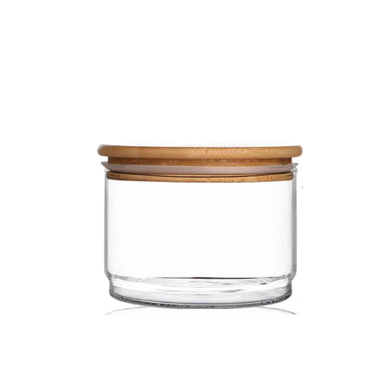Kitchen storage tank Leakproof glass food  jar Can be stacked