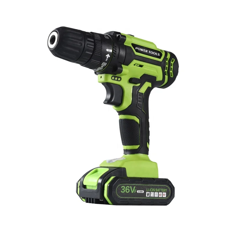 High Quality Lithium Battery Electric Drill Cordless Drill With 2.0AH Li Ion Battery Cordless Drill