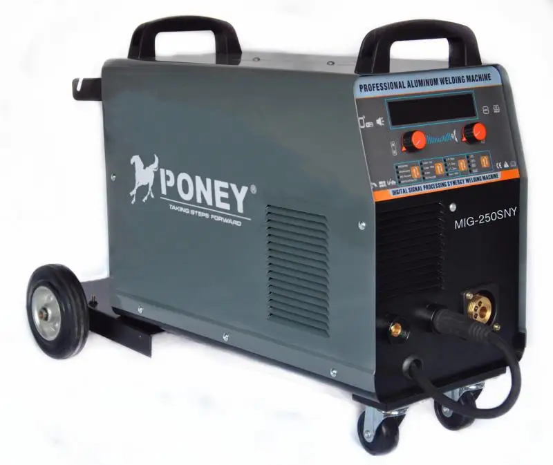 Double pulses Aluminum MIG welding machine with MMA and lift TIG function