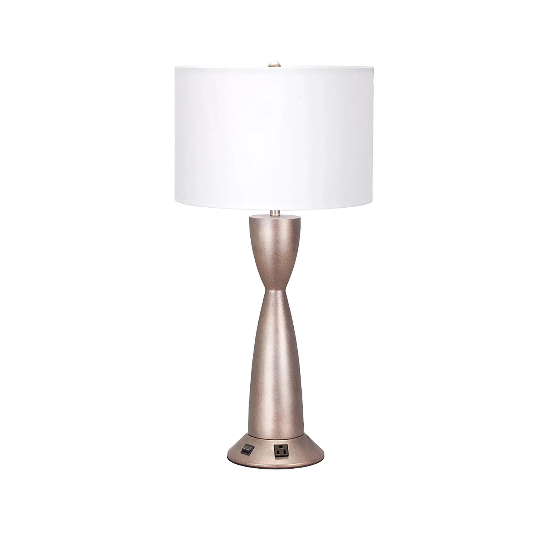 Wholesale Double Single Table Light Led Hotel Nightstands Table Lamp with USB and Power Plug