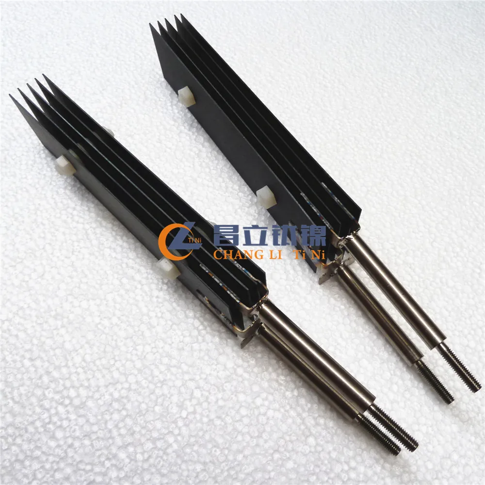 ruo2 iro2 coated mmo titanium anode for swimming pool