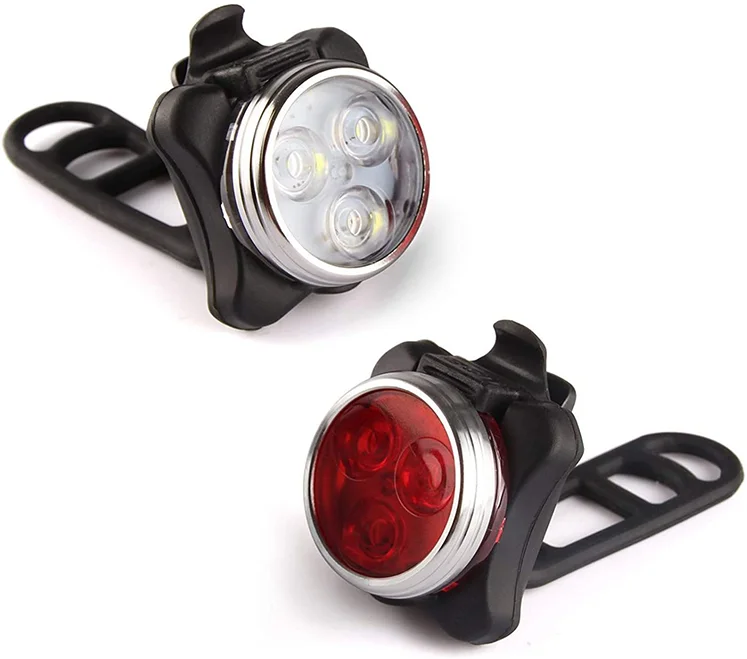 Free Sample Best Sale Dropshipping OEM High-Brightness Safety Warning Back Bicycle Light Front&Tail Rechargeable Rear Bike Light