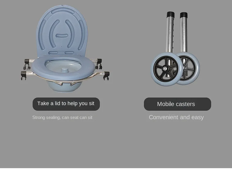Рулонные складные реабилитационные приспособления для прогулок пожилых людей из алюминиевого сплава
