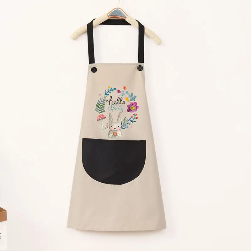 2021 PVC water oil proof animal carton customised aprons