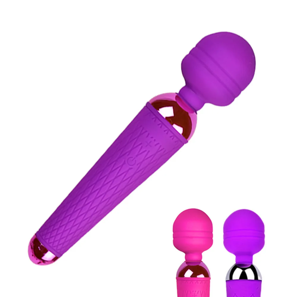 Professional USB Charging Sex AV Vibrator Medical Silicone Adult Wand Massager Female Masturbation Device