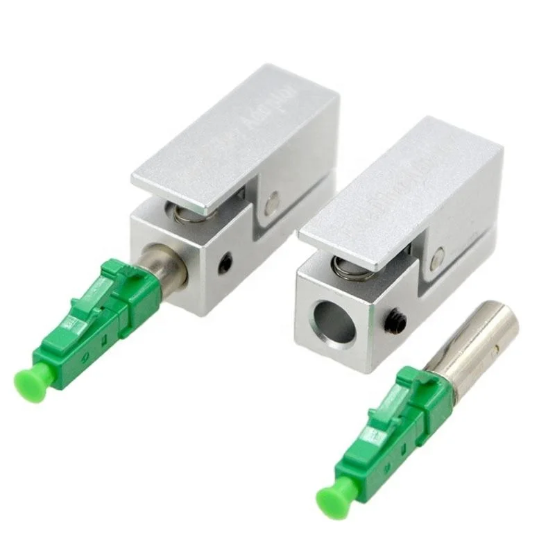 Low Price LC UPC/APC Square Bare Adapter Flange Temporary Succeeded Test Optic Fiber Coupler Connector OTDR