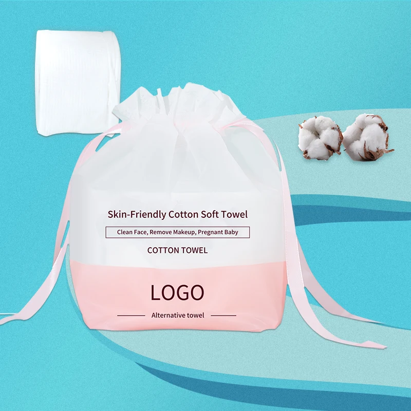 OEM HUAYU Wholesale MakeUp Wipes Face Cleaning Pad Reusable exfoliator Cotton Private Label cotton soft towel