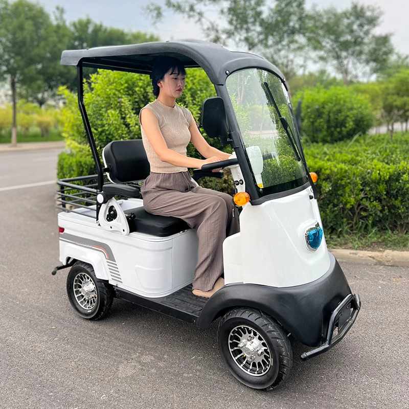Wholesale 650W 60V45A Lead Acid Battery  Electric Four Wheel Scooter for the Elderly  Pick-up Children Disabled Shed Battery Car