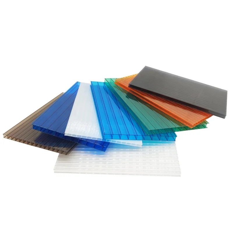 Anti UV polycarbonate hollow sheet for roofing shed & skylight dome