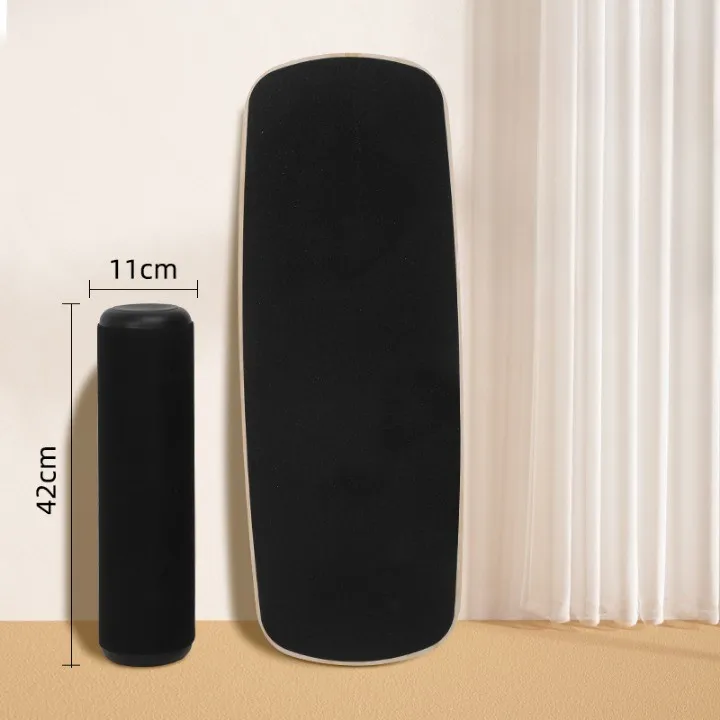 Custom Square Wooden Balance Board Fitness Balance Platform Trainer Non-slip Balance Board