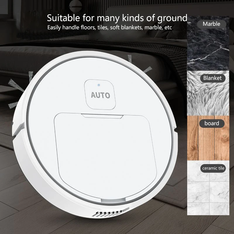 Smart Robot Vacuum Cleaner Powerful Suction Electronic Dry Wet Mop Sweeping Home Sweeper Floor Cleaner