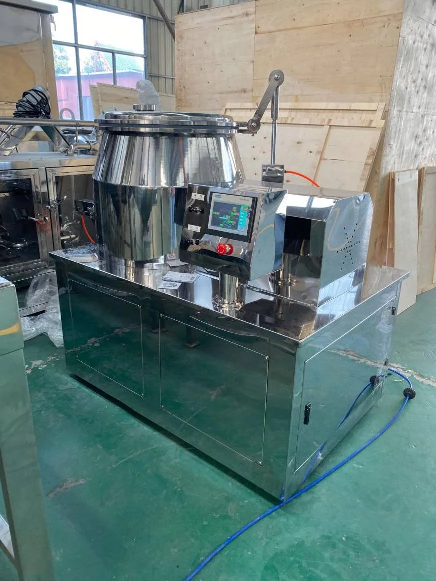 Lab Chemical Wet And Dry Powder Mixing Organic Manure Granulating Machine