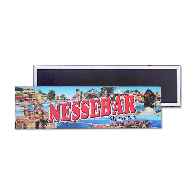 New Arrival Tourist Souvenir Tinplate Magnets Gift Custom Photos Metal Tin Fridge Magnet Sticker Promotional Fridge Magnets