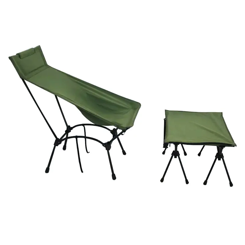 Lightweight Adjustable Folding Up Space Saving Moon Chair For Beach Camping Backyards