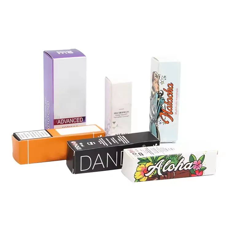Wholesale Price Empty Paper Lipstick Perfume Packaging Boxes Small Cosmetic Bottle Gift Packaging Box