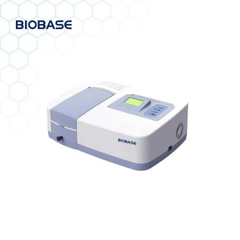 Biobase China Spectrophotometer BK-UV1000 UV Spectrophotometer with Quartz Uvette for Sale