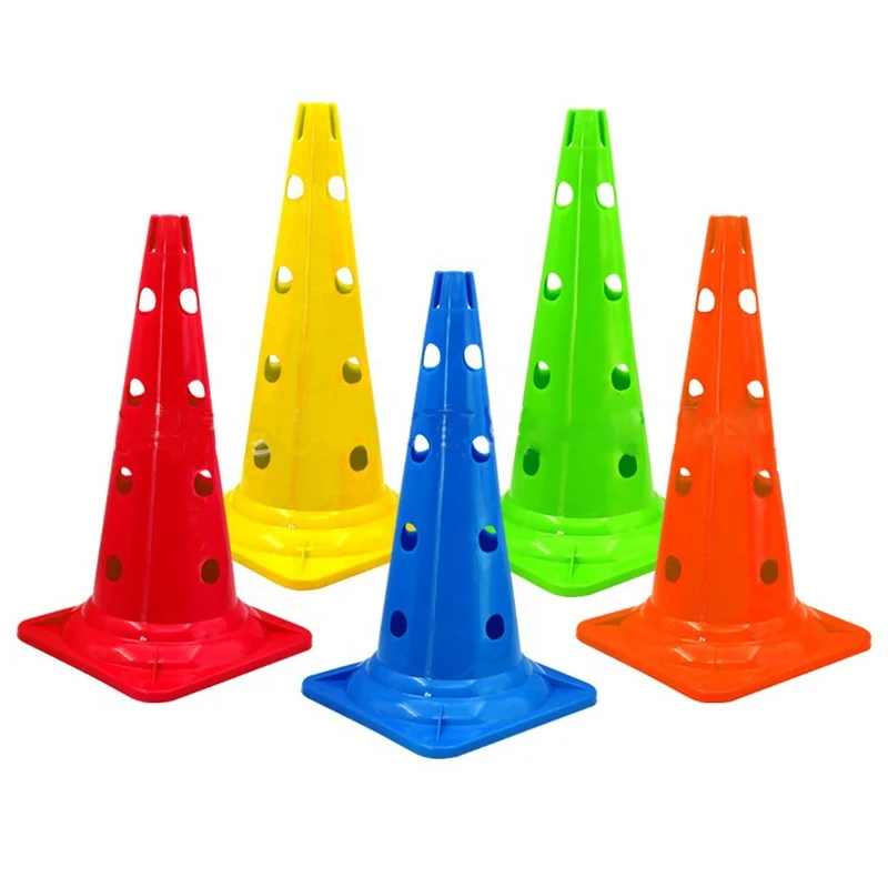 19 Inch Plastic Traffic Cones 50CM Soccer Training Cones for Outdoor Activity PVC Traffic Cone