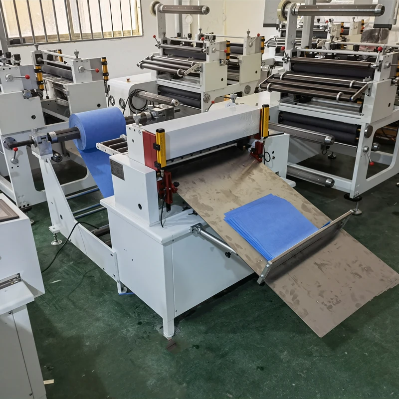 Automatic Non Woven Fabric Roll To Sheet Cutting Machine
