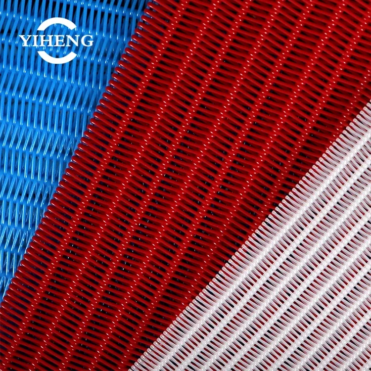 dewatering dehydrator air drying machine press fabrics spiral ss cloth wire mesh belt forming fabric dryer screen