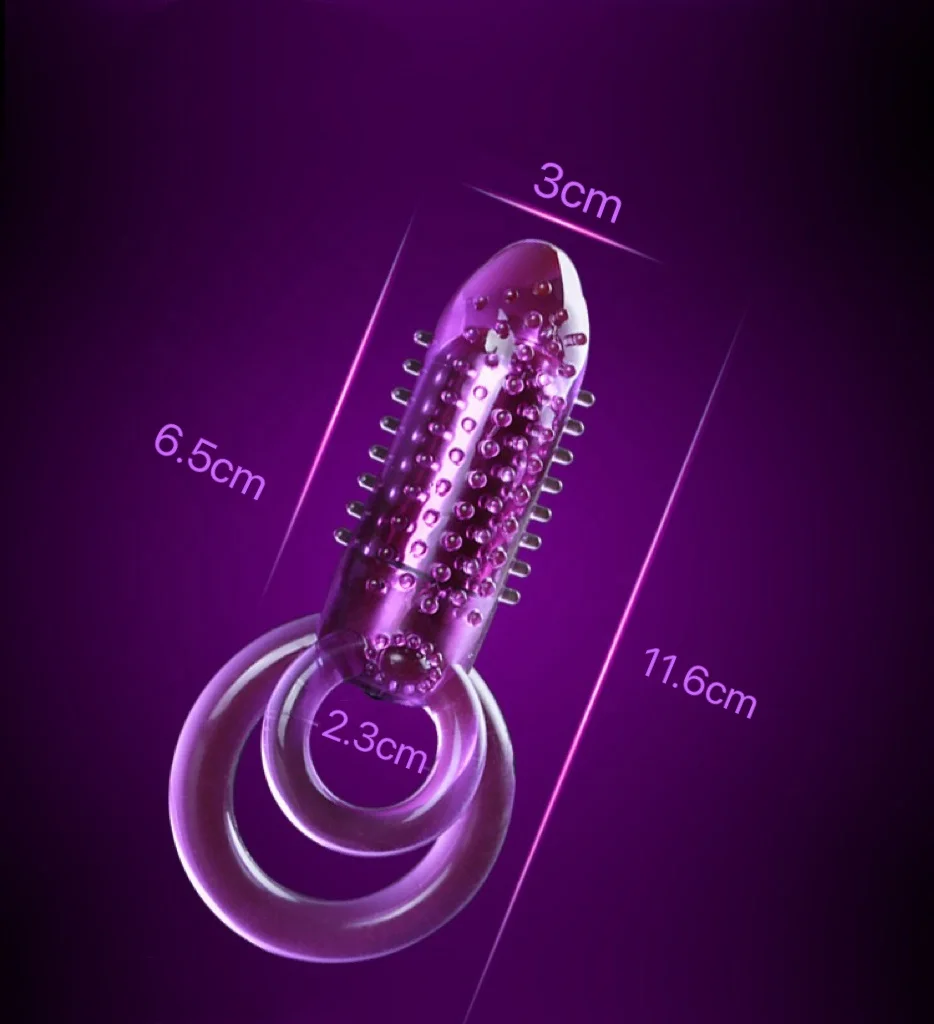 Wholesale cock ring vibrator delayed ejaculation clitoral stimulator sex toy male penis vibrator