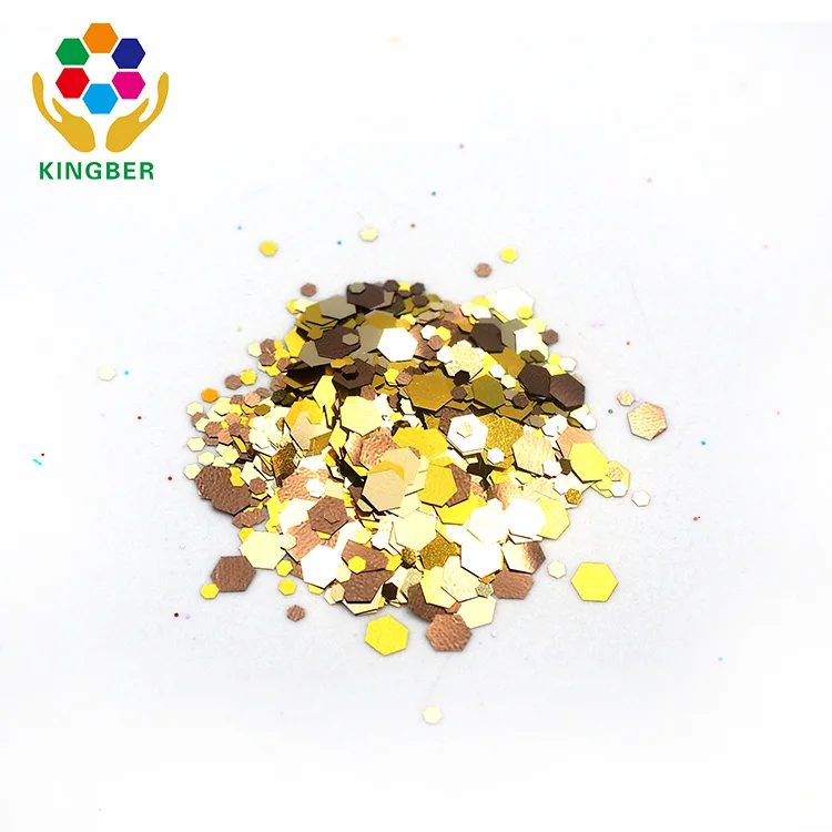 High quality 3D Diamond shape shifting color glitter powder manufacturer bulk chunky holographic glitter