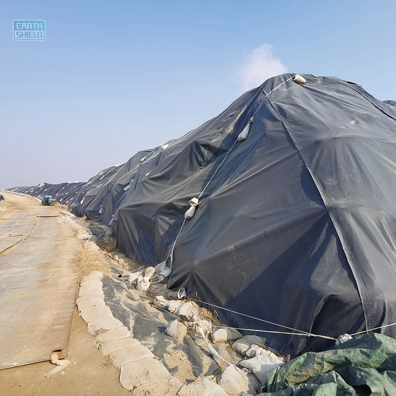 Customized 100% Virgin HDPE Geomembrane ASTM GM13 1.5mm Waterproof Impermeable Plastic Sheet White Blue Anti-UV Feature Liners