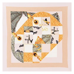 100% шелковые шарфы женский квадратный шарф может быть изготовлен на заказ с напечатанным логотипом шарфы