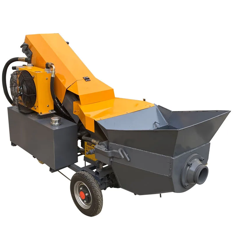 Hot Sale Electric Mobile Trailer Mounted Concrete Pump Machine Stationary for