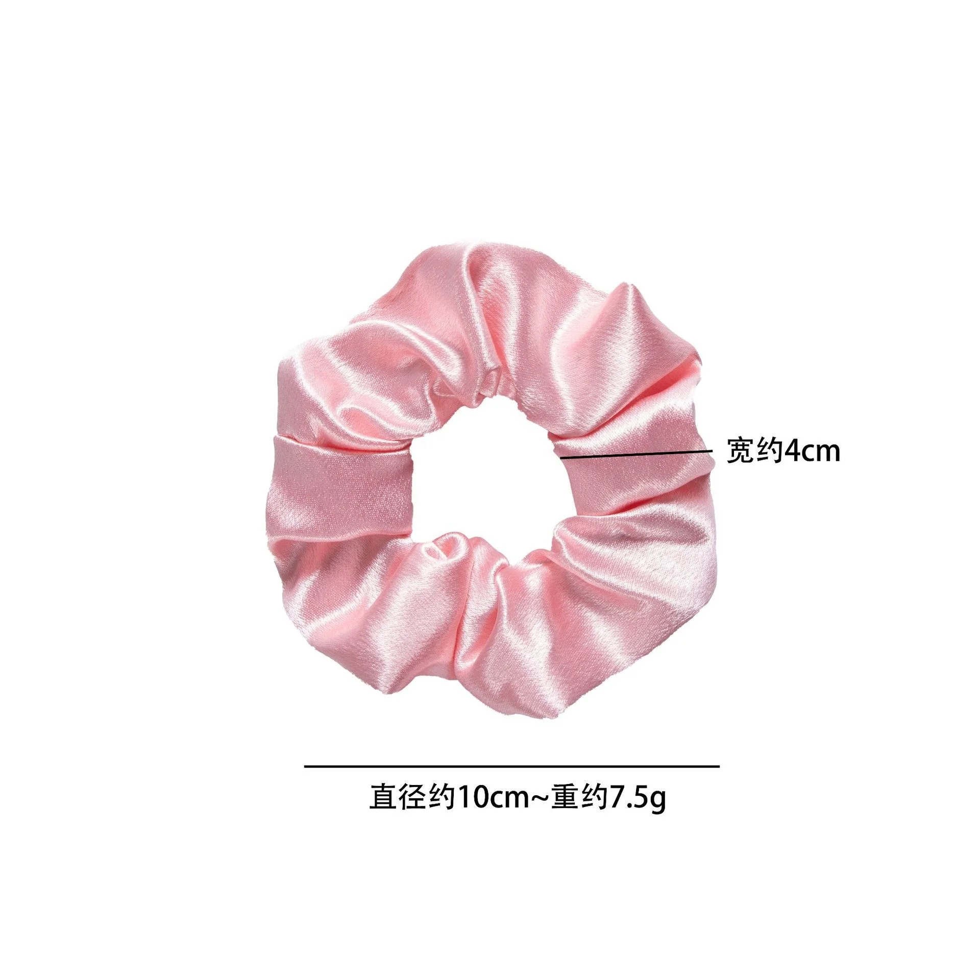 Hot Selling Oversized Hair Accessories Silk Solid Color Big Hair Scrunchies For Women