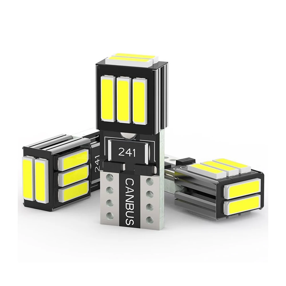 High Quality CANBUS 194 168 2825 W5W LED Bulbs 210LM With 7020 SMD 12V T10 LED Bulbs For Car License Plate Interior Lights
