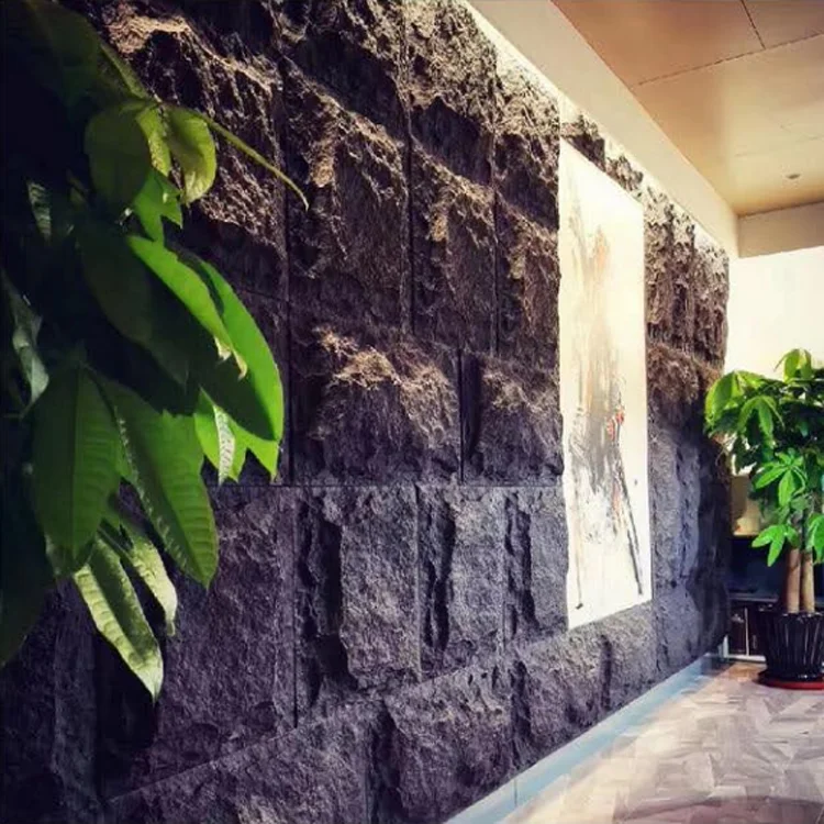 Luxury PU Faux Stone Veneer PU Wall Decor Simulation Mushroom Stone Panels