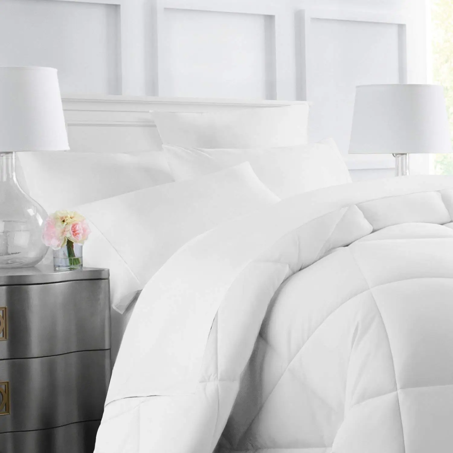 Star Hotel Bedding Set 100% Luxury Flat Sheets Linen Cotton With Blue Embroidery China Wholesale 4pcs King Size Combed Bed Line