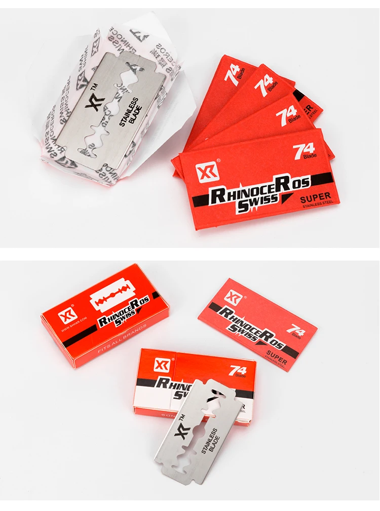 Китайский большой поставщик безопасный двойной край острое лезвие для бритья подходит всех брендов бритвы