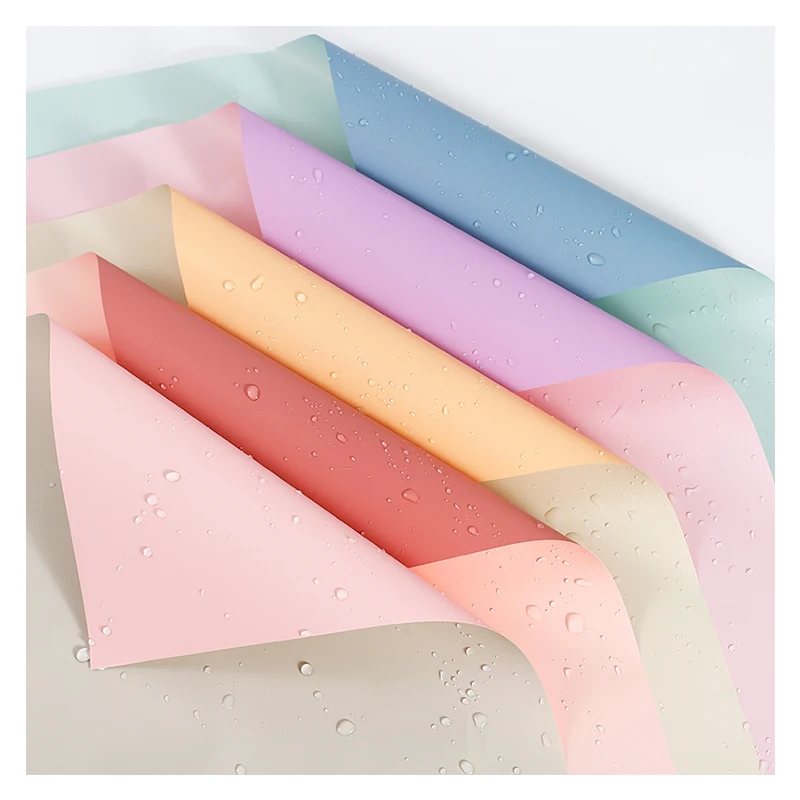 Factory Price Waterproof Flower Wrapping Paper Rose Wrap Paper