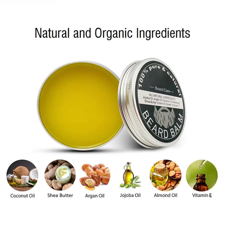 Private Label Beard Growth Kit Cleaning Rolling Beard Oil Beard Balm Grooming Care Gift Set