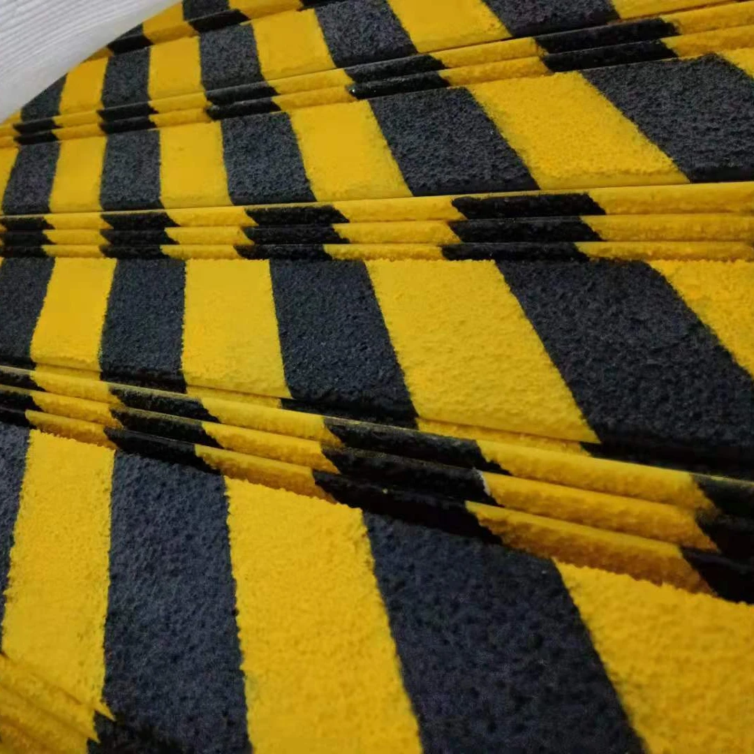 Anti slip yellow FRP nosing for stair