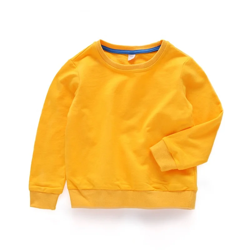 Promotion New Listing Boys Kids White Plain Long Sleeve Shirt 2021