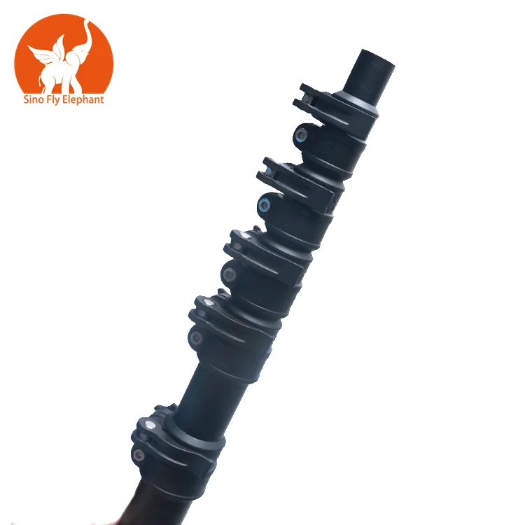 18m 60ft telescopic 3k carbon fiber extension pole rod for Coconut juice picking