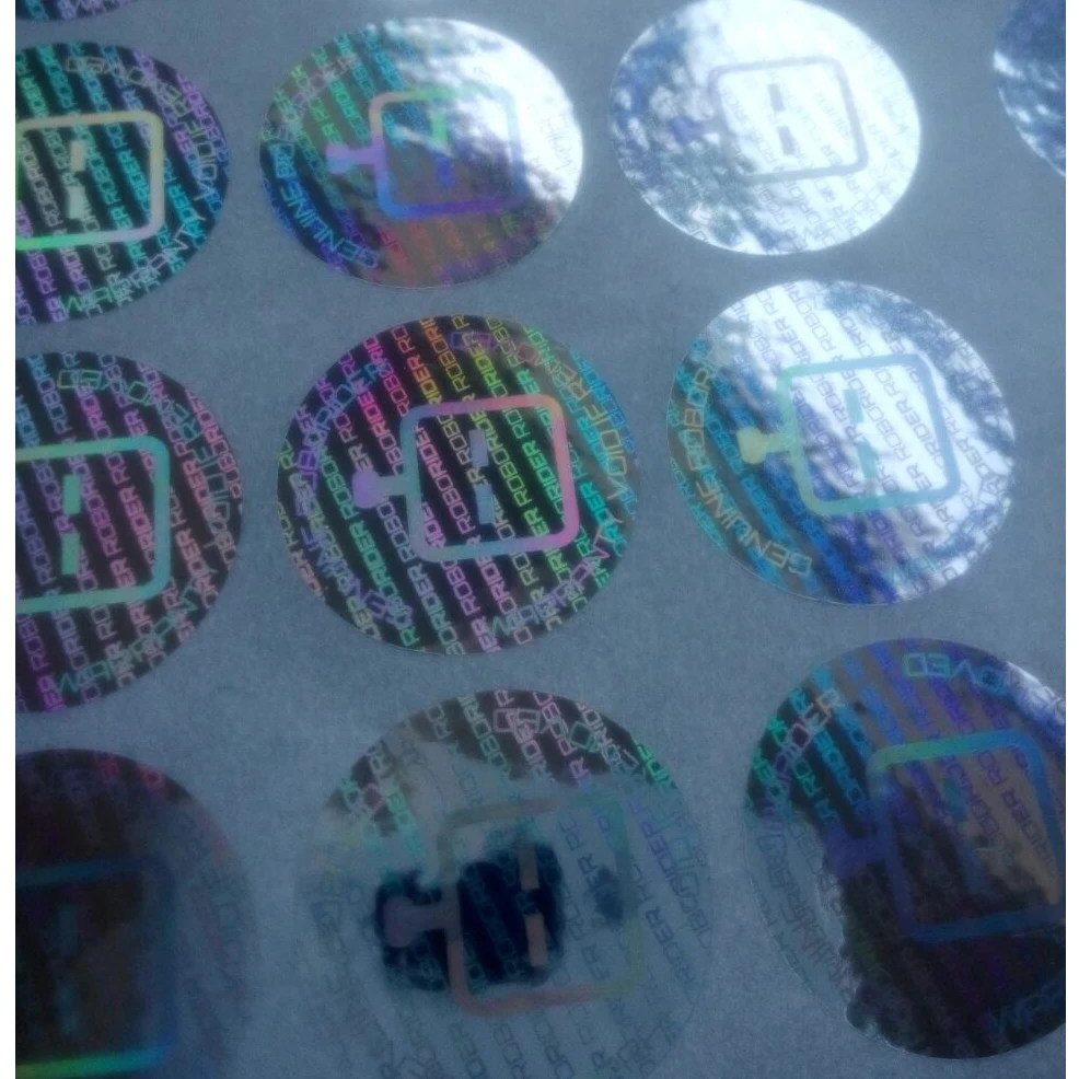 Custom printed self adhesive sticker hologram, waterproof holographic sticker laser sticker with high quality