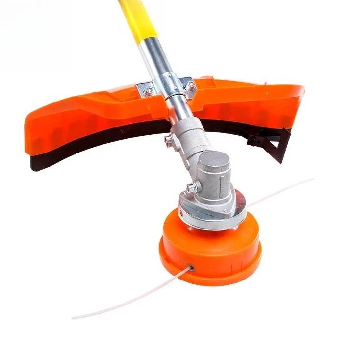 Side-mounted Lawn Mower Gasoline 2-Stroke Brush Cutter Machine Garden Tool Petrol Grass Lawn Mower