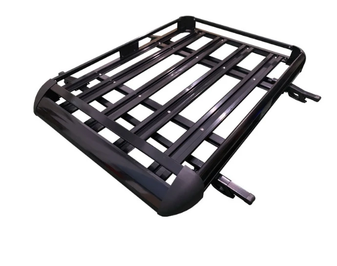 Universal luggage basket aluminum alloy car roof rack iron luggage rack without guardrail car