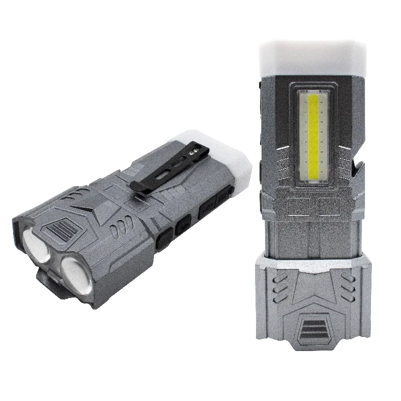 Multifunctional Flashlight Emergency Rope Cutting Camping Light Strong Magnetic Led Flashlight