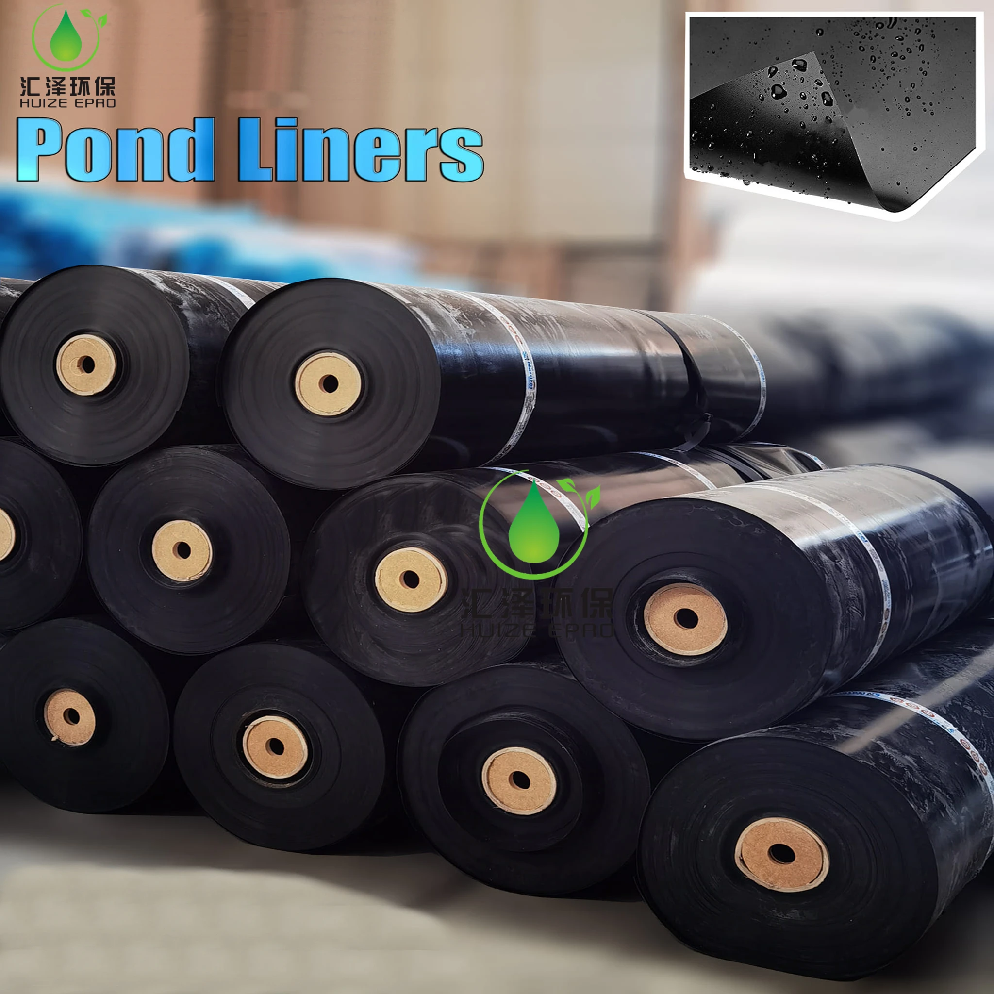 High quality hdpe  geomembrane 15mm thick hdpe  geomembrane 1.2mm 2mm hdpe geomembrane pond lining 3000.0 m2